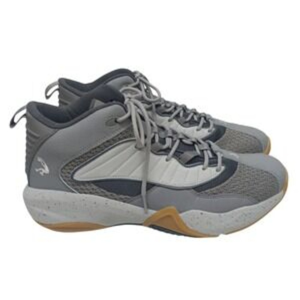 Shaq Speed Demon Mid Kids Basketball Shoes Light Grey AQ95015YS Size‎ 3